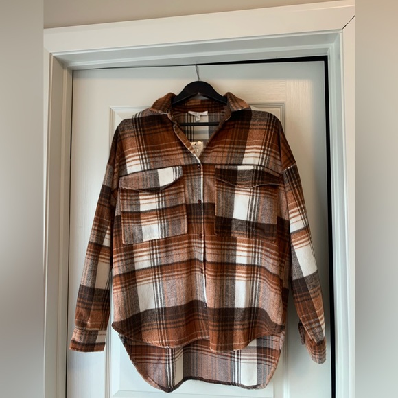 12th Tribe Rudy Plaid Shacket BNWT. Size Small. - Picture 4 of 4